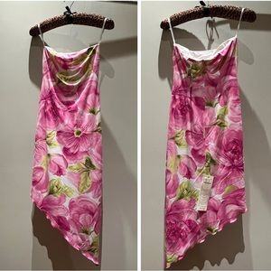 Caché Strapless Floral Dress